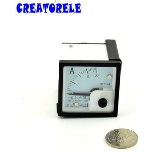 New Arrivals AC 99T1(30) Analog Ammeter Panel Current Amper Meter Pointer Diagnostic-tool Amperimetro Ampermeter