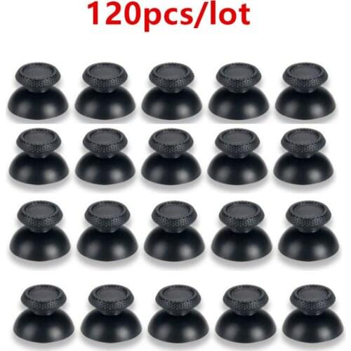 120pcs Replacement Mushroom Thumbsticks 3D Analog Stick Joystick for PS5 Playstation 5 Controller Gamepad Thumb Stick Caps Cover