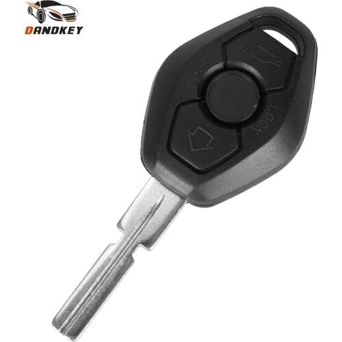Dandkey 3 Button Fob Car Key Shell Remote Key Replacement Case For BMW 3 5 7 SERIES Z3 Z4 X3 X5 M5 325i E38 E39 E46