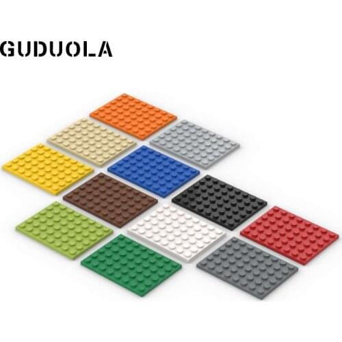 Guduola Small particle Plate 6x8 3036 MOC Assembly Building block Parts foundation plate / low board / low brick 10 pcs/lot