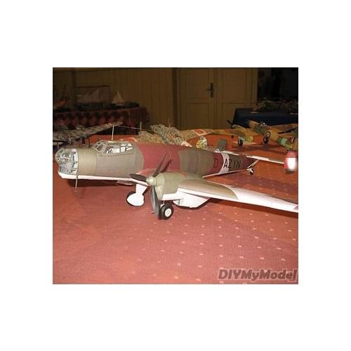 DIYMyModeI German Junker ju-86a1 dive bomber DIY Handcraft Paper Model KIT Handmade Toy Puzzles Gift Movie props