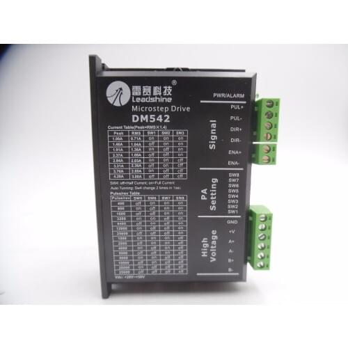 DM542 Leadshine Digital Stepper Driver 2 phase 4.2A DC18-48V fit Nema 23 Nema34 Stepper Motor CNC