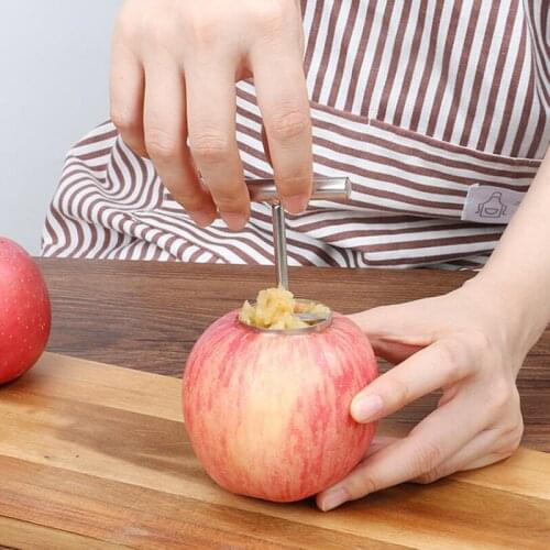 Stainless Steel Fruit Core Remover Sharp Apple Core Coring Knife Multifunctional Fruit Core Separator Kitchen Tool Accessories