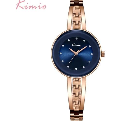 KIMIO Womens Elegant Bracelet Quartz Watch Gold Silver Women Dress Watches Bracelet Ladies Watch relojes mujer Girl Wristwatch