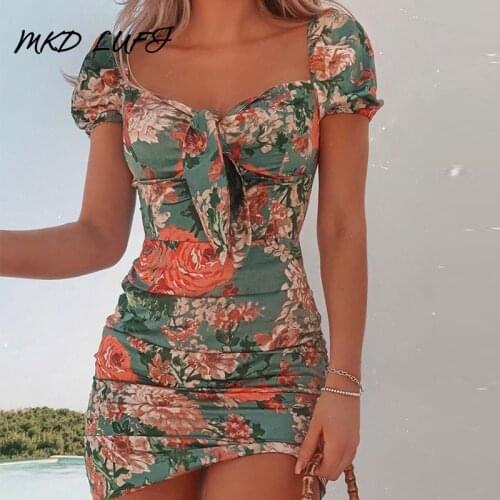 MKD LUFI Summer Short Sleeve Dresses
