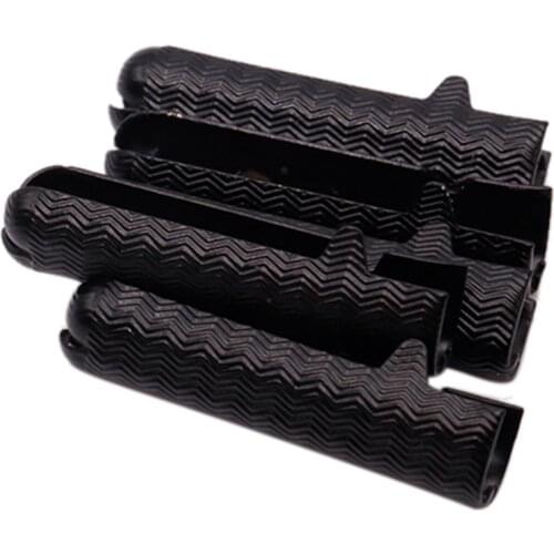 New Ropes End 4*22mm Gun Black Spiral Pattern Metal Shoelace Aglets The Durable Tips Of Laces Wholesale