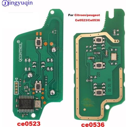 Jingyuqin Remote ASK/FSK Key Board for Peugeot 207 307 308 407 607 807 For Citroen C2 C3 C4 C5 C6 CE523 CE536 7941 7946 Id46
