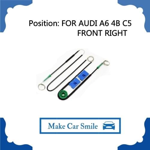 FOR AUDI A6 4B C5 ELECTRIC WINDOW REGULATOR REPAIR KIT FOR A6 AVANT Allroad FRONT RIGHT OE 4B0837462