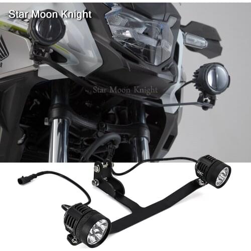 Motorcycle Fog Lights Auxiliary Bracket Driving Lamp Spotlight Bracket Holder Spot Light Fit for Honda CB500X CB 500 X 2018 - 21