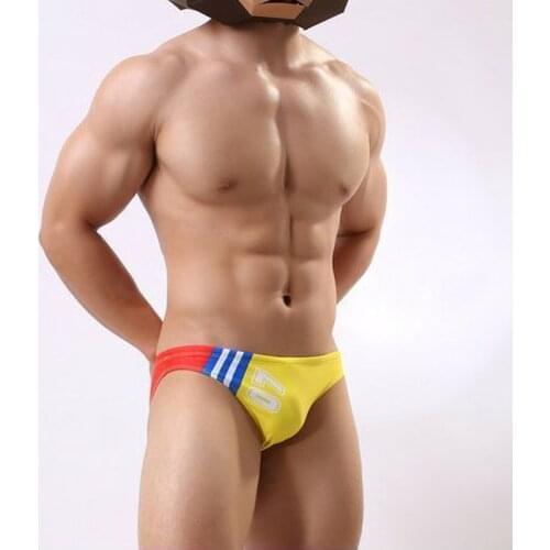 SD403 sexy low waist tight swimwear men beach board swimming shorts men swimsuit swim trunk shorts briefs bathing suit quick dry