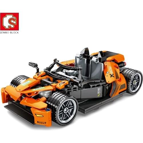 SEMBO 404pcs City Sport Racing Car Building Blocks Vehicle Expert Models Kids DIY Toys Children Gifts