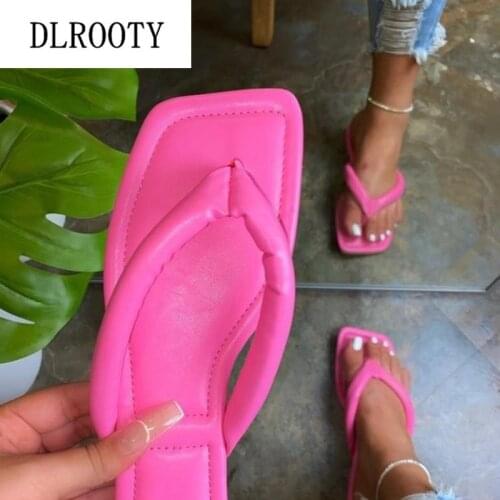 Women Slippers Sandals Shoes Flip Flops Summer Fashion Flats Breathable Non-slip Female Slides Casual Outdoor Bathroom Beach