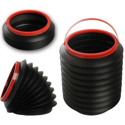 Car folding telescopic trash bin storage bin multifunctional 4L