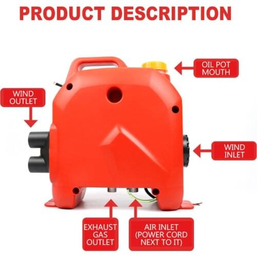 Integrated diesel parking heater 12v Fuel air diesel heating car truck electric car Heater 24v