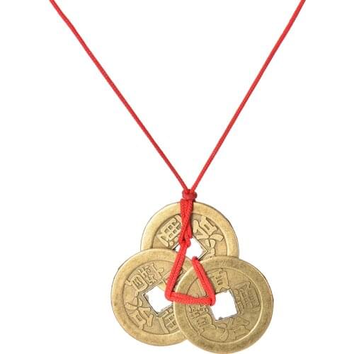 Top Quality 3 pcs /set Chinese Feng Shui Coins For Wealth And Success Lucky Copper Chinese Coins Original