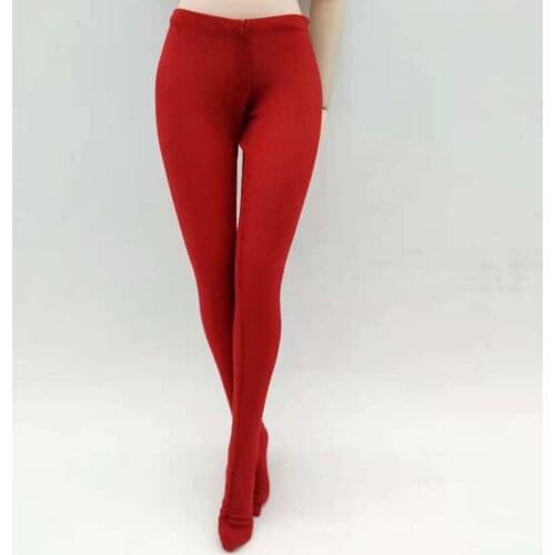 1/6 Scale Female Soldier Iced Silk Leggings Trousers Clothes for 12in Action Figure Toy Collections