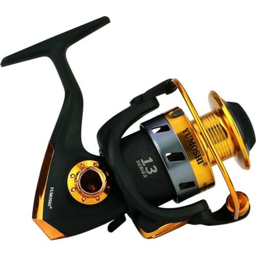 13BB Fishing Spinning Reels 5.1:1 Speed Fishing Wheel Metal Wire Cup Saltwater Sea Fishing Carp Casting Reels 1000-7000 Series