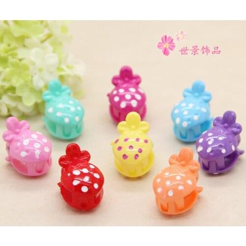 2016 New Cute strawberry hairpin pet hair Pet accessories Pet grooming and cat accessories 36pcs