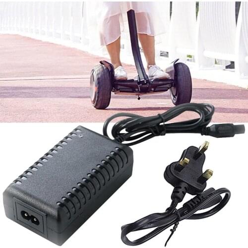 42V/2A EU/US/UK Plug Electric Balance Scooter Power Adapter Battery Charger New Chic