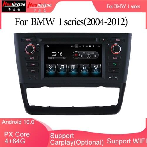 Hualingan For BMW 1 series,6.2 inch Android car multimedia system PX Core 4G internet 64G storage WIFI Carplay