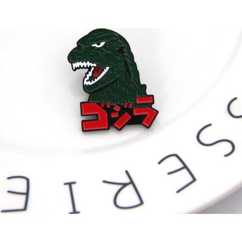 New Arrival Dinosaur Brooches Movie Theme Anime Animal Shape Design Lapel Pins Jewelry Cute Enamel Gifts Party Trinket