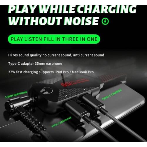 Dual Typec Headset Adapter 3.5 Interface Mobile Phone Charging 2-in-1 Type C to Hdmi Adapter Fast Charge Adapter TPC Converter