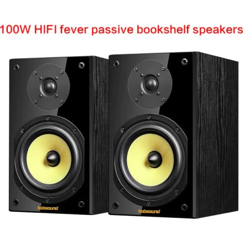 100W High Power Audio 6.5 Inch HIFI Speaker NS2000 Fever Bookshelf Passive Audio Monitor Level Home High Fidelity Audio Speaker