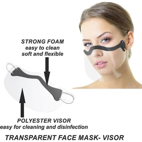 Kitchen Accessories Adult Unisex Facial Combination Plastic Mask Ointment Cooking Oil-Mist Mask Protecting Face Baking Tools