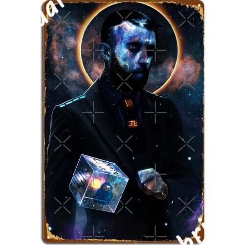 Cosmic Sergey Chainlink Metal Sign Wall Cave Funny Club Bar Painting Décor Tin Sign Poster