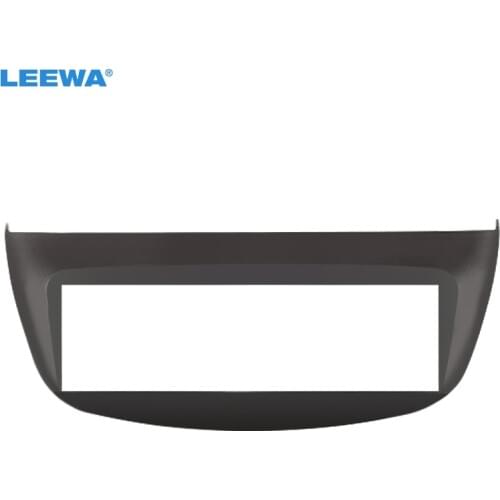 LEEWA Car 1DIN CD Radio Fascia Plate Panel Frame for Renault Secret Stereo Dash Mount Frame Adapter Installation Kit #CA5214