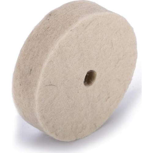 Mayitr 3 inch 80mm Drill Grinding Wheel Buffing Wheel Felt Wool Polishing Pad Abrasive Disc For Bench Grinder Rotary Tool