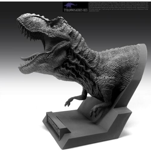 Resin Figure Model Tyrannosaurus Bust Height 14Cm Long 18Cm W2119W