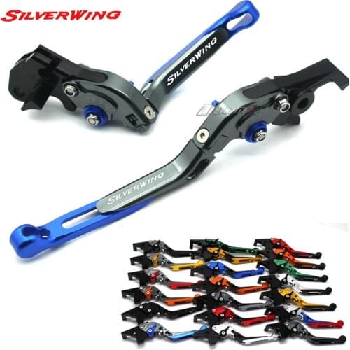 Motorcycle Folding Extendable CNC Moto Adjustable Clutch Brake Levers For Honda Silver Wing GT 400 600 2001-2017 GT400 GT600