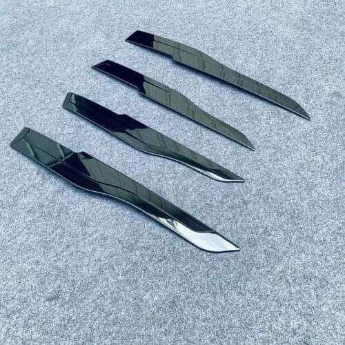 Stainless Steel Carbon Car Inner Front Door Armrest Cover Trim Door Handle Accessories For Toyota Harrier Venza XU80 2020 2021