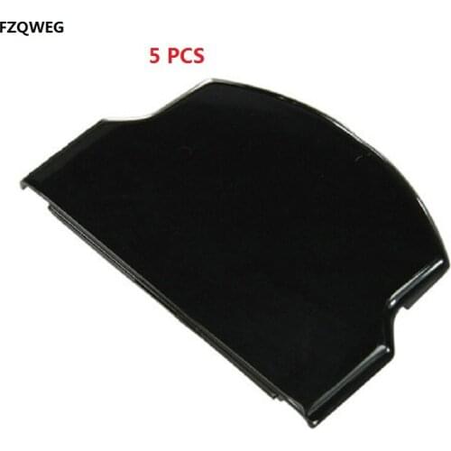5 PCS New Black Color Battery Back Cover Case Replacement Protective Cover for PSP 2000 3000 Series