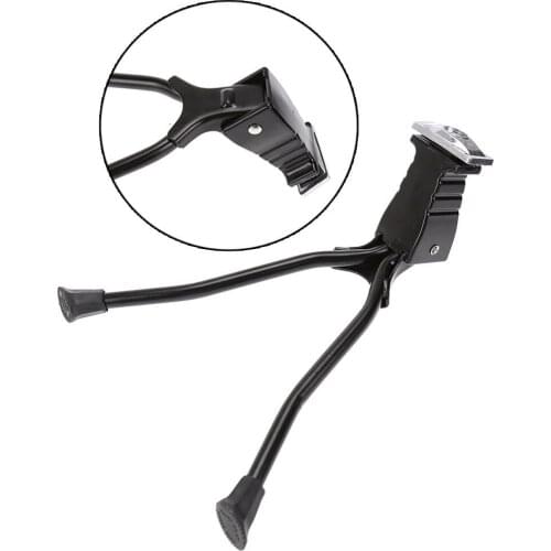 26" MTB Bicycle Kickstand Double-Leg Central Mount Bike Parking Rack On For Mountain Bike Kickstand Adjustable Tripod Kick Stand