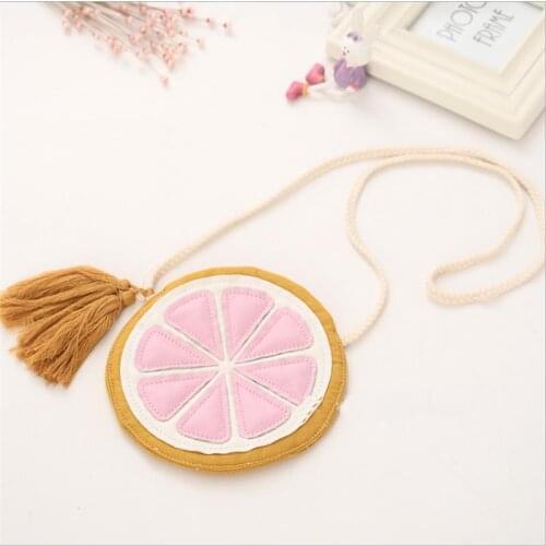 Creative Popular Lovely Lemon Bags Gift Girls Small Coin Purse Change Wallet Kids Bag Coin Pouch Childrens Wallet Money Holder
