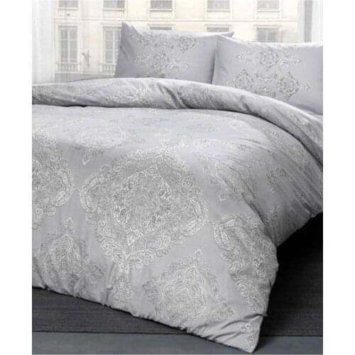 Gray Cotton Mirabel Double Personality Duvet cover set