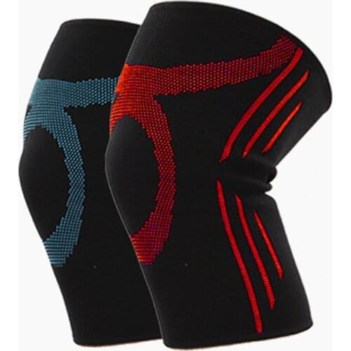 Sport Knee Brace Knit Stretchy Fitness Mountaineering Running Basketball Football Knee Support Pads Protective Tools