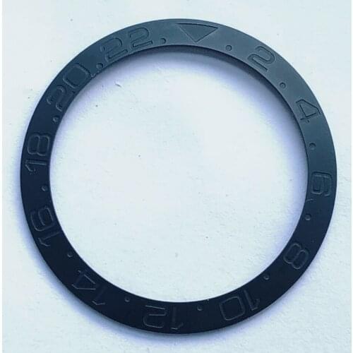 BLIGER 38 mm black ceramic watch glass bezel inserts for 40 mm men’s dial interchangeable accessories 31mm inner diameter