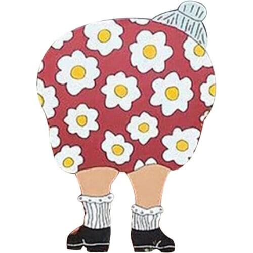 Garden Decoration Outdoor Old Lady Bending Down Yard Sign Outdoor Lawn Art K0AB