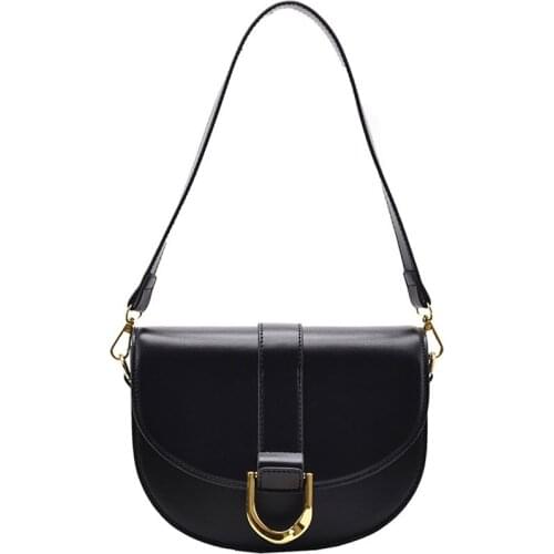 Women Small Pu Leather Handbags High Quality Ladies Saddle Shouder Bag Fashion Female Crossbody Bags for Women Messenger Bags