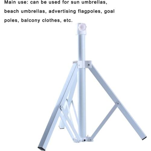 1PC Sunshade Triangular Base Sturdy Beach Umbrella Supporting Base Professional Beach Umbrella Fixing Bracket for Outdoor Beach