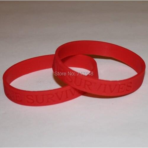 200pcs HOPE ALONE SURVIVES wristband silicone bracelets free shipping by FEDEX