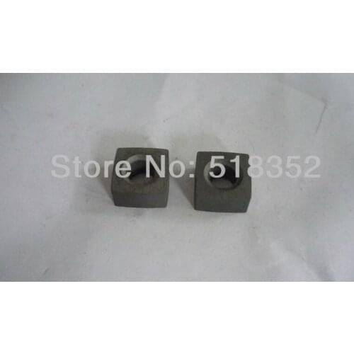 20x20x10mm Tungsten Steel Power Feed Contact with 11mm Hole for Shangwuzhuan high speed Wire Cut EDM Parts