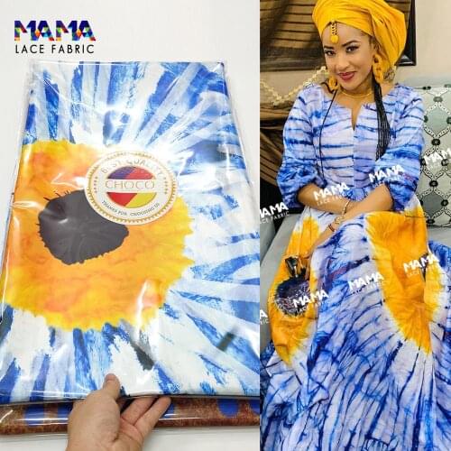 5 Yards African Lace Fabric 2021 High Quality For Senegal Printing Bazin Riche Nigerian Women Wedding Dresses Basin Material