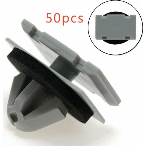 50pcs Rocker Panel Moulding Clip Exterior Trim Fastener For Jeep Cherokee For Chrysler Replaces 68172491AA
