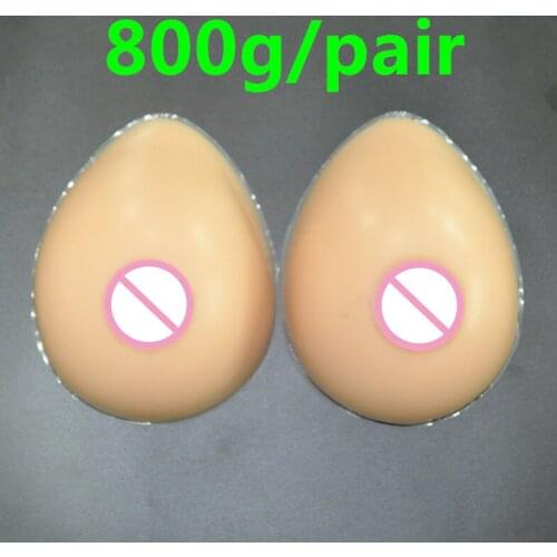 800g/pair C Cup Breast Forms Silicone For Crossdresser Silicone Breast From False Breasts Drag Queen Fake Boobs