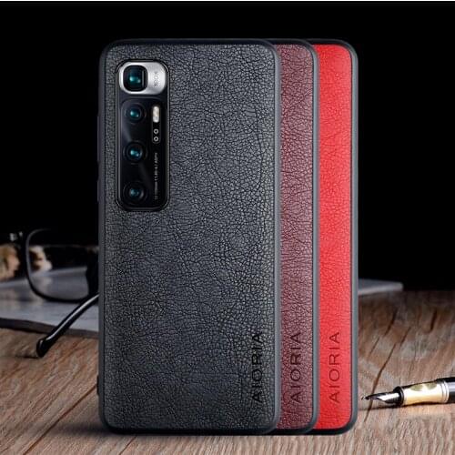Case for Xiaomi Mi 10 Ultra 5G funda luxury Vintage Leather skin capa hard phone cover for xiaomi mi 10 ultra case coque