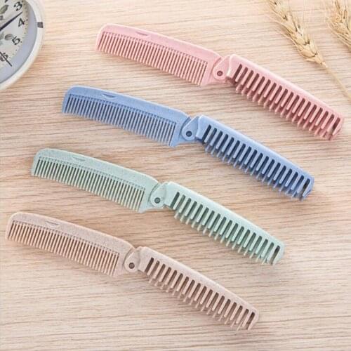 1Pcs Double Headed Foldable Hair Comb Anti-static Portable Travel Hair comb Pocket Folding Hair Brush Hairdressing Styling Tool